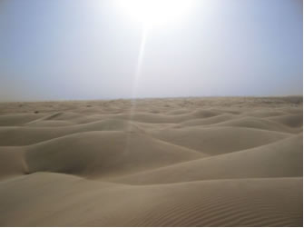 Imagem do deserto do Saara